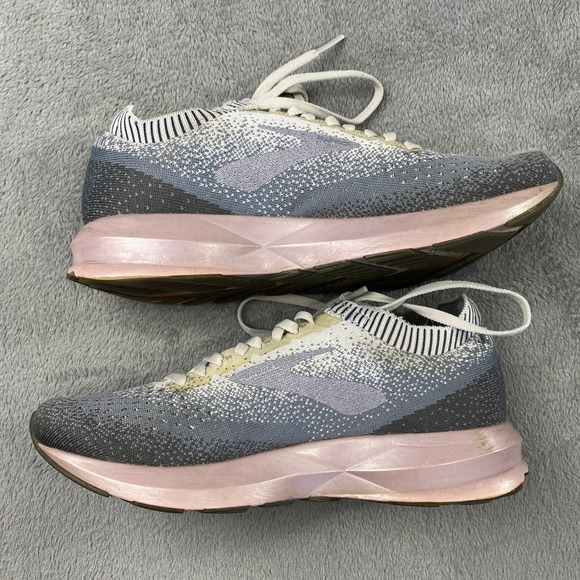 Brooks Levitate 2 Running Shoes Womens 7.5 Grey Pink DNA AMP Gym 1202791B060 - Picture 6 of 10